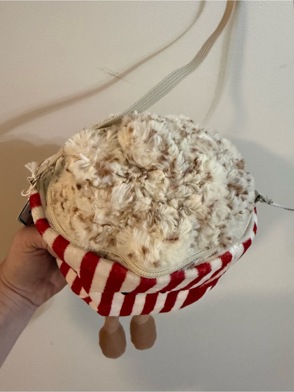 Jellycat  Plush Popcorn Crossbody Bag – NEW - Picture 4 of 4